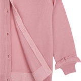 Baby Girl - Isabella Cardigan in 100% Cashmere – Frill Trim & Contrasting Detail