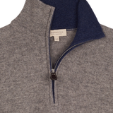 Men - Sebastian 100% Premium Cashmere High Neck Jumper