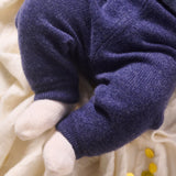 Baby Unisex - Finley Joggers – 100% Cashmere with Contrast Detail