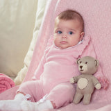Baby Girl - Fleur Cashmere Romper with Frills