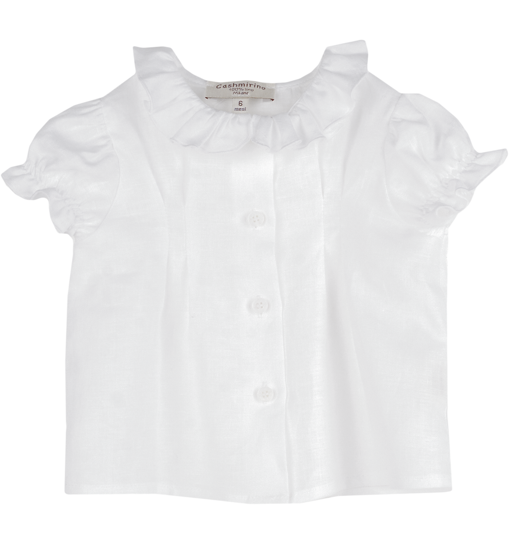 Baby Girl - Gemma Linen Short Sleeve Blouse