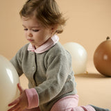 Baby Girl - Harper Royal Alpaca Coat Cardigan with Peter Pan Collar