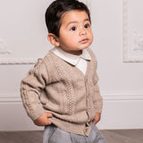 Baby Boy - Hudson 100% Royal Alpaca Cardigan