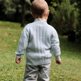 Baby Boy - Hudson 100% Royal Alpaca Cardigan