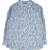 Boy - Oliver 100% Cotton Classic Collar Shirt with Playtime Prints
