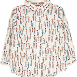 Baby Boy - Oliver 100% Cotton Classic Collar Shirt with Playtime Prints