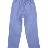 Girl - Daphne 100% Linen Pull-On Trousers With Heart Back Pocket