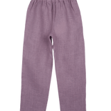 Girl - Daphne 100% Linen Pull-On Trousers With Heart Back Pocket