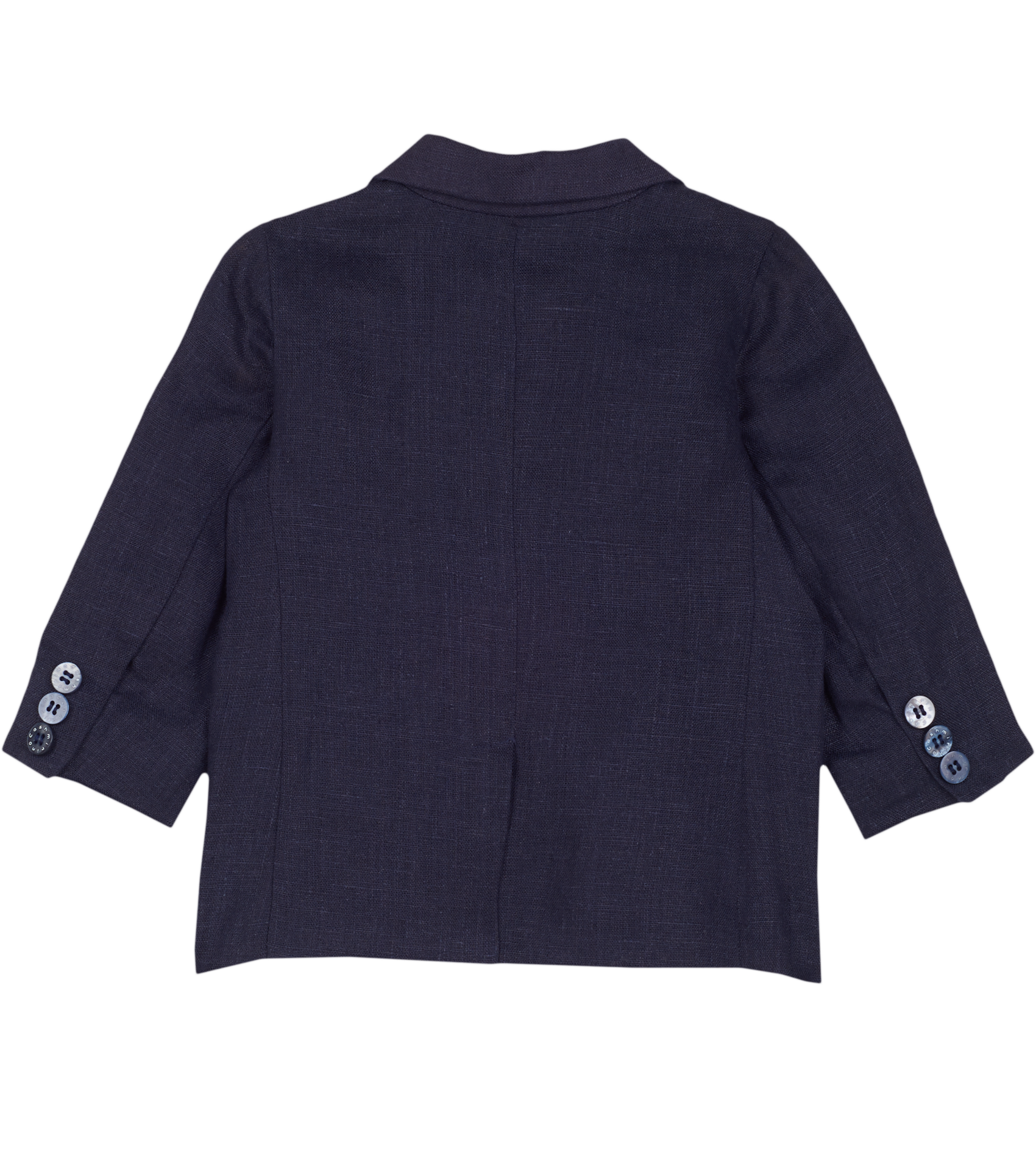 Cashmirino nay blue baby boy linen blazer.