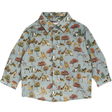 Baby Boy - Davide Cotton Classic Collar Shirt in Animal Prints