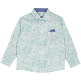 Boy - Stefano Classic Cotton Shirt with Removable Handkerchief