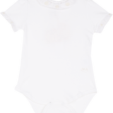 Baby Girl - Meggy Cotton Bodysuit with Ruffle Details and Hand Embroidery