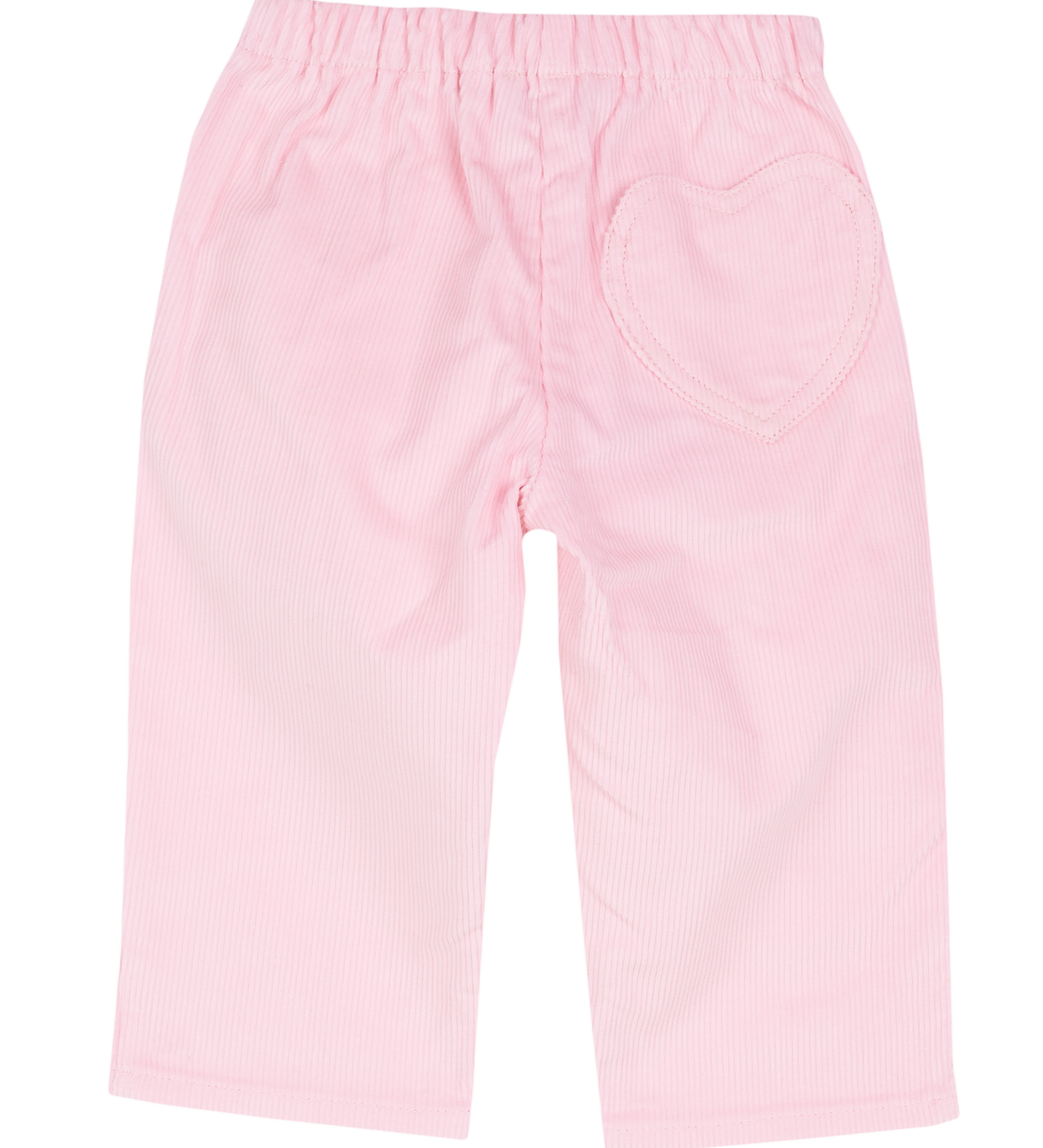 Baby Girl - Lucy 100% Cotton Pull-On Cord Trousers with Heart Back Pocket