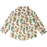Baby Boy - Davide Cotton Classic Collar Shirt in Animal Prints