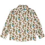 Boy - Davide  Cotton Classic Collar Shirt in Animal Prints