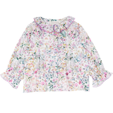 Baby Girl - Callie 100% Cotton Blouse with Pleats in Floral Prints