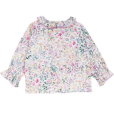 Baby Girl - Callie 100% Cotton Blouse with Pleats in Floral Prints