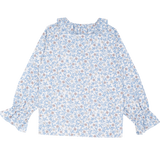 Girl - Callie 100% Cotton Blouse with Pleats in Floral Prints