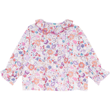 Baby Girl - Callie 100% Cotton Blouse with Pleats in Nature Prints