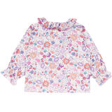 Baby Girl - Callie 100% Cotton Blouse with Pleats in Nature Prints