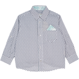 Boy - Stefano Classic Cotton Shirt with Removable Handkerchief