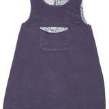 Girl - Lydia Reversible Dress: 100% Corduroy Cotton with Liberty Fabrics
