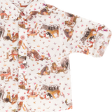 Baby Boy - Davide Cotton Classic Collar Shirt in Jungle Print