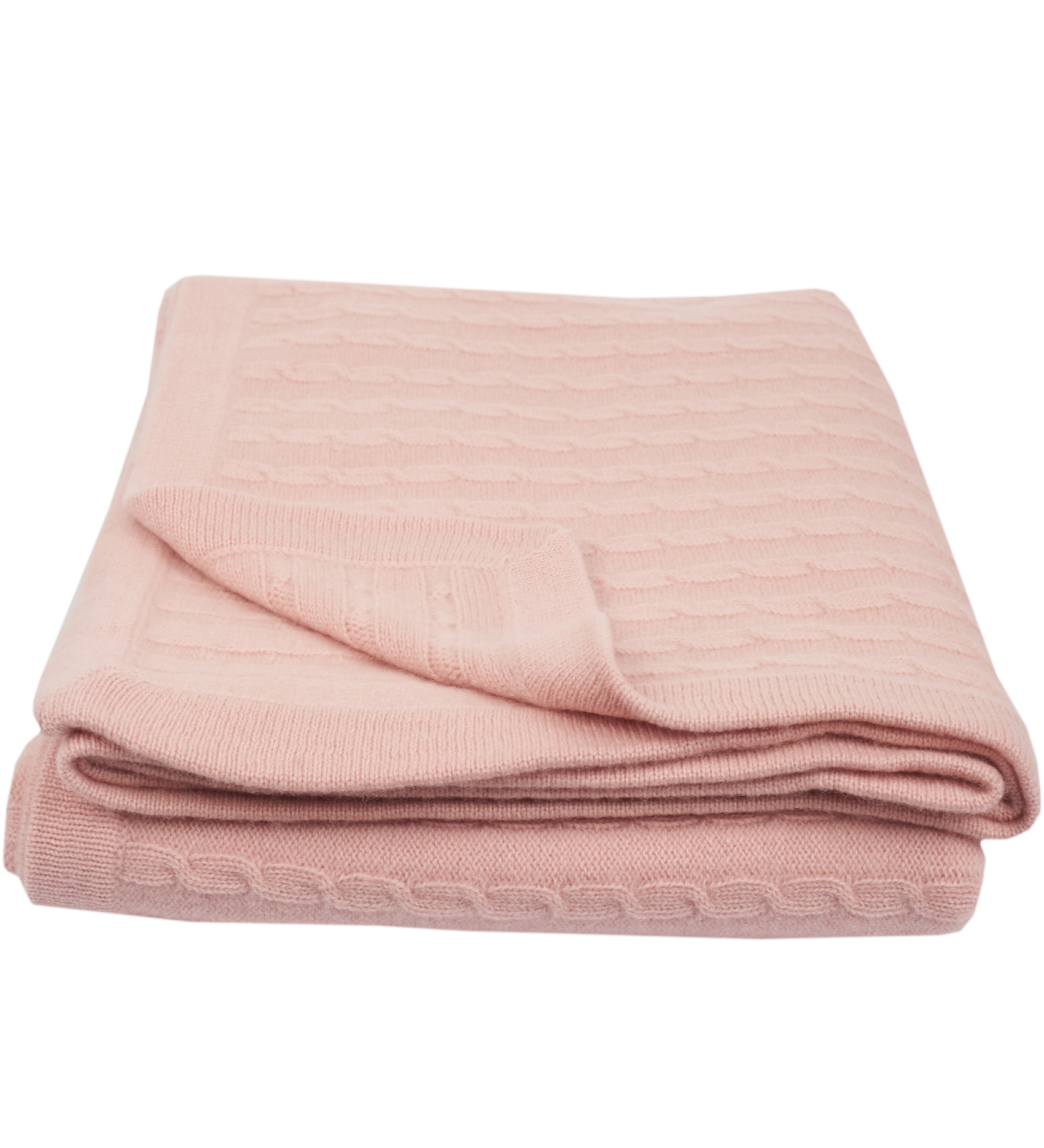 Girl - Peyton 100% Cashmere Cable Knit Blanket