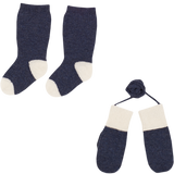 Baby Boy - Tay Cashmere Mittens & Socks Set