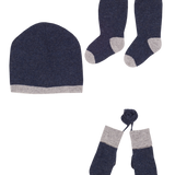 Baby Boy - Tay Cashmere Hat, Mittens & Socks Gift Set