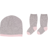 Baby Girl - Tay 100% Cashmere Set of Hat and Socks