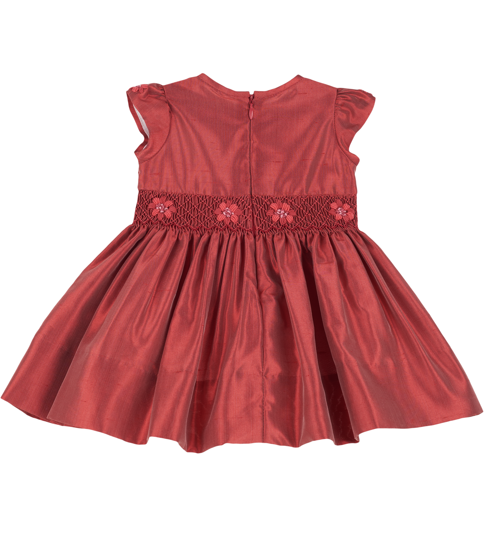 Baby Girl - Lily Rose Silk Knee Length Dress