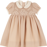 Baby Girl - Charlene Exquisite Wool Dress with Hand Embroidery
