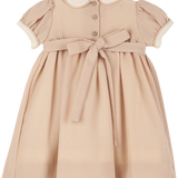 Baby Girl - Charlene Exquisite Wool Dress with Hand Embroidery