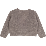 Baby Girl - Brielle Shrug in 100% Cashmere with Braid Stitch Detail