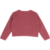 Baby Girl - Brielle Shrug in 100% Cashmere with Braid Stitch Detail