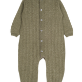 Baby Unisex - Drew 100% Cashmere Cable Knit Romper