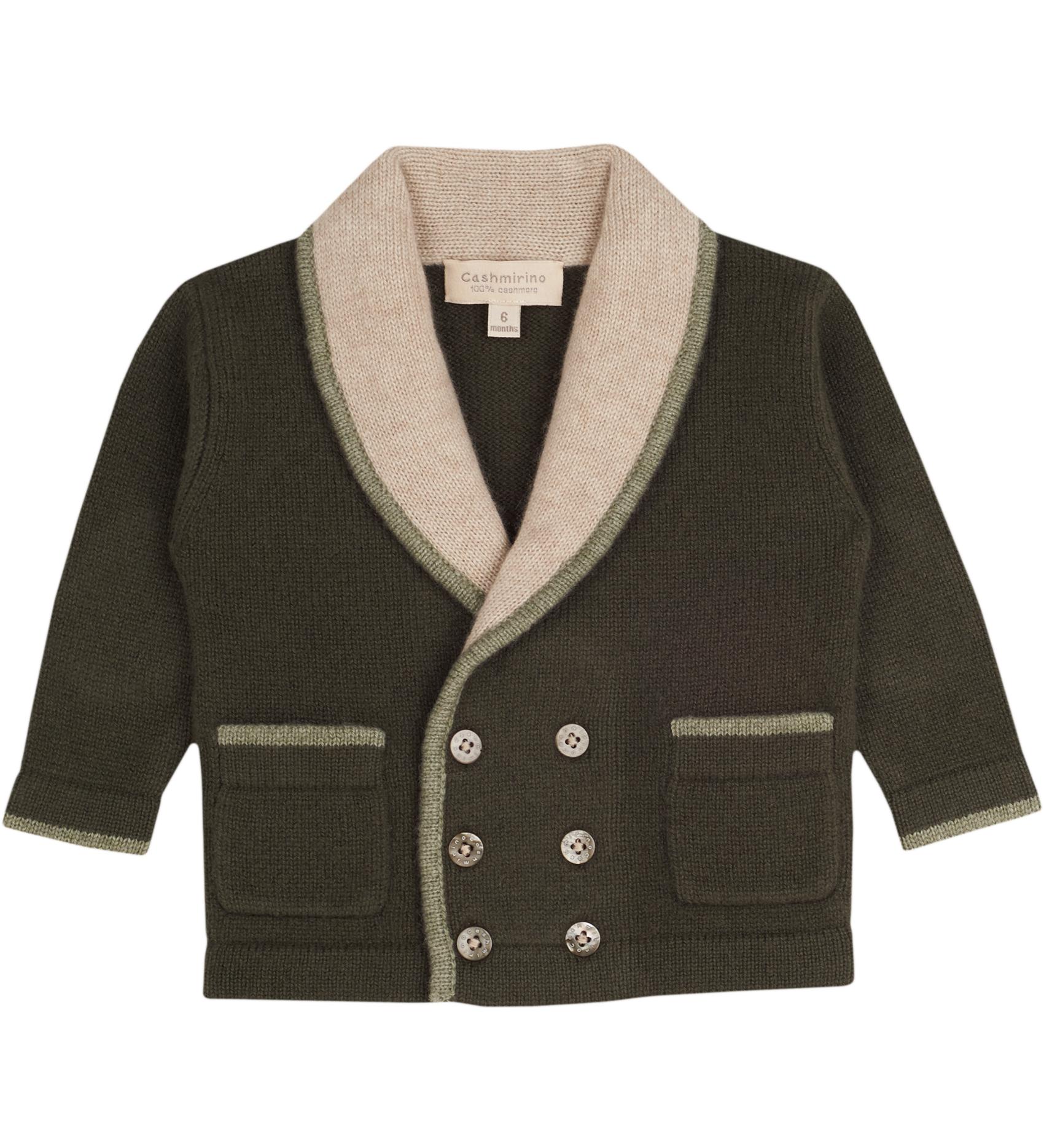 Baby Boy - Nat 100% Cashmere Double Breasted Blazer