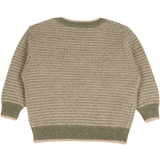 Baby Boy - Rudolph Cashmere Jumper with Houndstooth Contrast - Pure Mongolian Cashmere