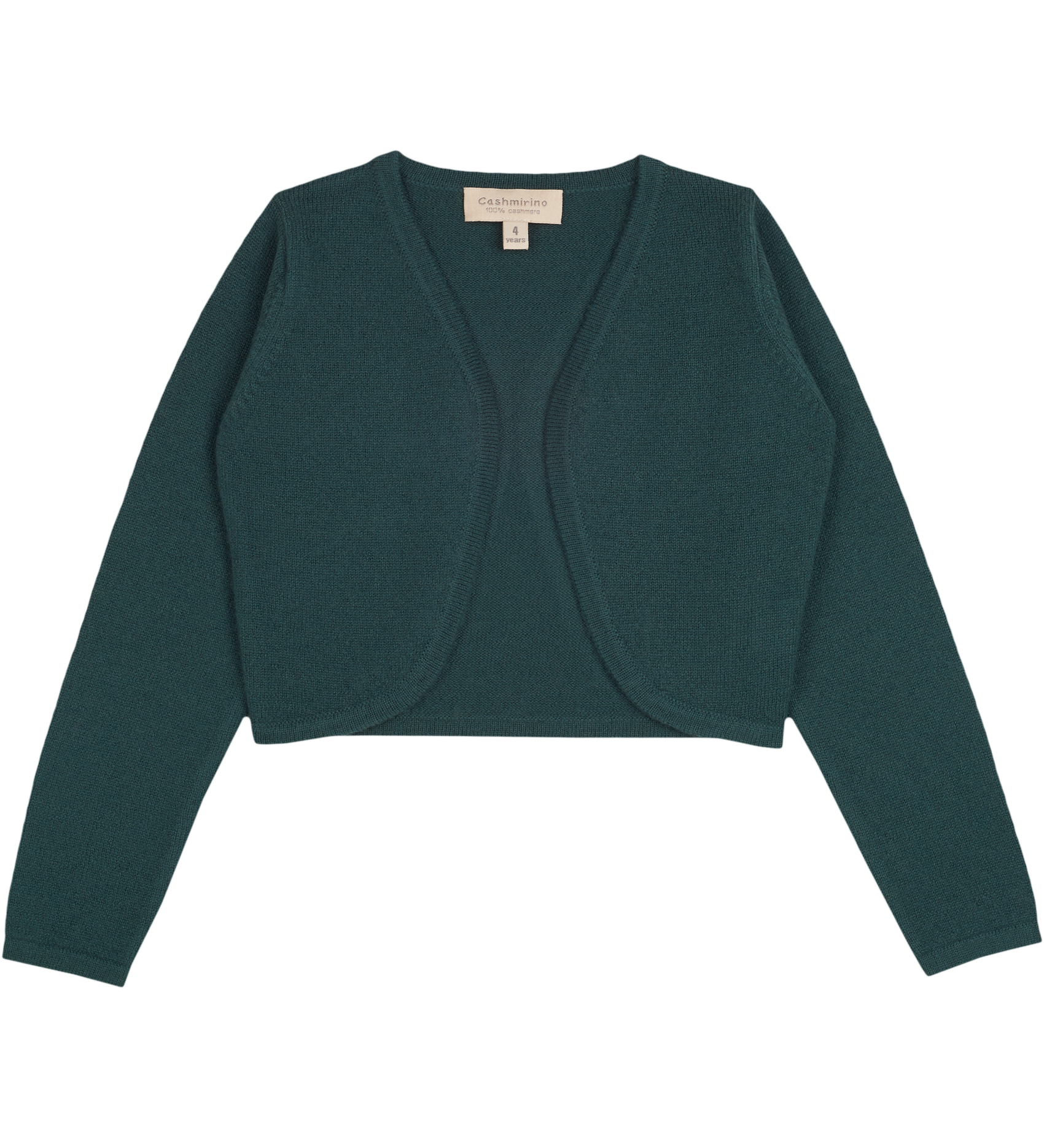 Girl - Carmen 100% Cashmere Open Deep V-Neck Shrug