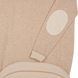 Men - Nico 100% Cashmere Crew Neck Jumper with Elbow Patches