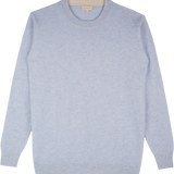 Men - Nico 100% Cashmere Crew Neck Jumper with Elbow Patches - New Colours