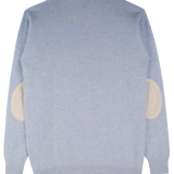 Men - Nico 100% Cashmere Crew Neck Jumper with Elbow Patches - New Colours