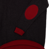 Men - Nico 100% Cashmere Crew Neck Jumper with Elbow Patches - New Colours