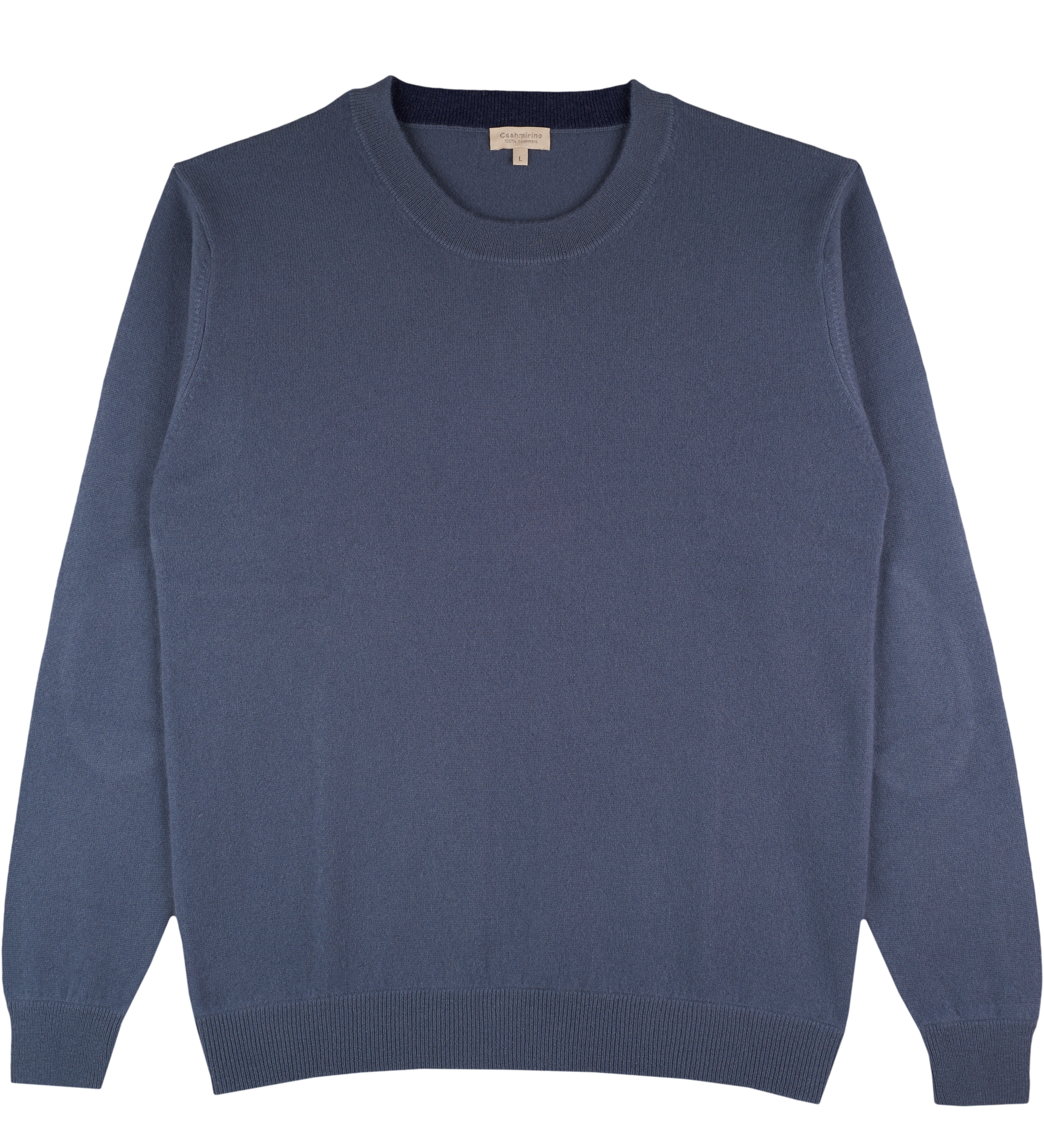 Men - Nico 100% Cashmere Crew Neck Jumper with Elbow Patches - New Colours