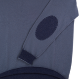 Men - Nico 100% Cashmere Crew Neck Jumper with Elbow Patches - New Colours