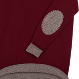 Men - Nico 100% Cashmere Crew Neck Jumper with Elbow Patches - New Colours