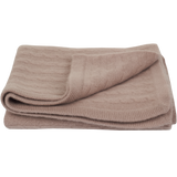 Unisex - Peyton Classic Cable Knit Cashmere Blanket
