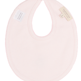 Baby Girl - Jolly Pima Cotton Baby Bib with Hand-Embroidered Dog