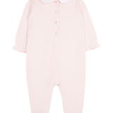 Baby Girl - Jolly Pima Cotton Baby Gro with Hand-Embroidered Dog